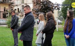 Odsłonięcie odrestaurowanego pomnika na terenie byłego obozu Soldau w Działdowie