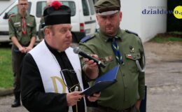 Odsłonięcie odrestaurowanego pomnika na terenie byłego obozu Soldau w Działdowie