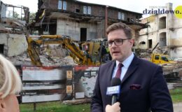 Trwają prace zabezpieczające budynek obozu
