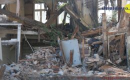 Trwają prace zabezpieczające budynek obozu