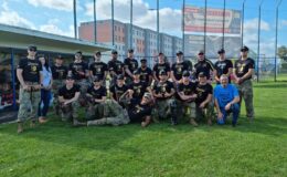 YANKEES Działdowo contra NATO eFP Battle Group Poland 1:3 w meczu baseballu