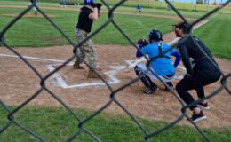 YANKEES Działdowo contra NATO eFP Battle Group Poland 1:3 w meczu baseballu