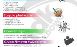 Miejski Dom Kultury w Działdowie ogłasza zapisy do sekcji