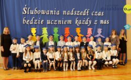 Ślubowanie i pasowanie w Szkole Podstawowej nr 4