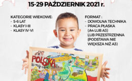 Konkurs plastyczny Działdowo w barwach biało-czerwonych