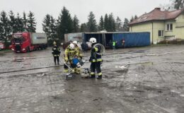 Ćwiczenia Komendanta Powiatowego PSP w Działdowie