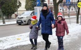 Sztafeta z Mikołajem przeszła ulicami Działdowa