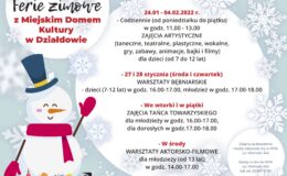 Ferie zimowe z Miejskim Domem Kultury w Działdowie