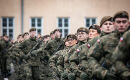Przysięga żołnierzy 4 Warmińsko-Mazurskiej Brygady Obrony Terytorialnej