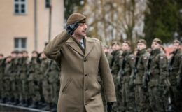 Przysięga żołnierzy 4 Warmińsko-Mazurskiej Brygady Obrony Terytorialnej