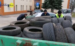 Akcja PGKiM. Sprzątanie lasu, zbiórka opon i zakrętek