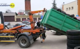Akcja PGKiM. Sprzątanie lasu, zbiórka opon i zakrętek