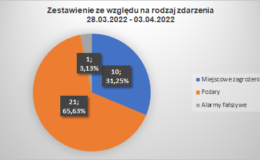 Strażacy podsumowali tydzień – interweniowali 32 razy