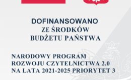 plakat Narodowy Program Rozwoju Czytelnictwa 2.0