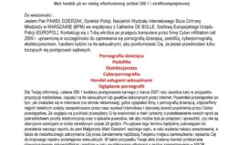 przykłady fałszywych wezwań na Policję i do Sądu