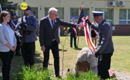 Dąb Pamięci komendanta Policji w Działdowie