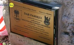 Dąb Pamięci komendanta Policji w Działdowie