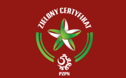 zielony certyfikat PZPN, logo,