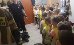 Przedszkolaki z Przedszkola nr 3 w Straży Pożarnej