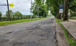 fragment drogi Działdowo-Malinowo