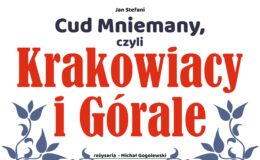 Na zdjęciu plakat promujący przedstawienie