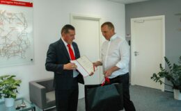 Zbigniew Boćko otrzymał gratulacje od prezesa Polregio