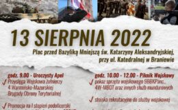 Plakat informujący o imprezie - Weekend z wojskiem