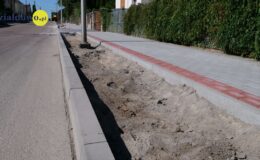 Ulica Mrongowiusza – kolejne metry chodnika