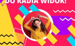 grafika zapraszająca do Radia Widok