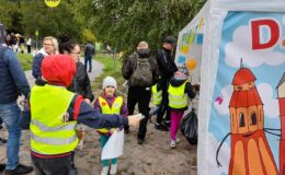 Pamiątkowe zdjęcia z Działdowa na Pikniku Love Rower w Olsztynie