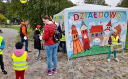 Pamiątkowe zdjęcia z Działdowa na Pikniku Love Rower w Olsztynie