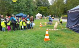Pamiątkowe zdjęcia z Działdowa na Pikniku Love Rower w Olsztynie