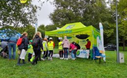 Pamiątkowe zdjęcia z Działdowa na Pikniku Love Rower w Olsztynie