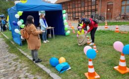 Pamiątkowe zdjęcia z Działdowa na Pikniku Love Rower w Olsztynie