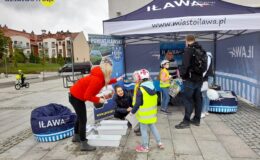 Pamiątkowe zdjęcia z Działdowa na Pikniku Love Rower w Olsztynie