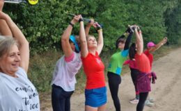 Pierwszy trening Nordic Walking z Magdą Behal za nami