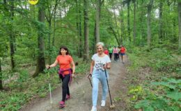Pierwszy trening Nordic Walking z Magdą Behal za nami