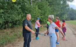Pierwszy trening Nordic Walking z Magdą Behal za nami