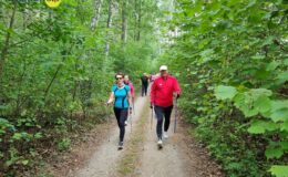 Pierwszy trening Nordic Walking z Magdą Behal za nami