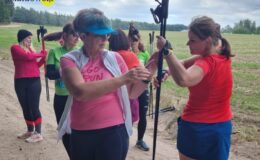 Pierwszy trening Nordic Walking z Magdą Behal za nami