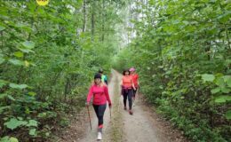Pierwszy trening Nordic Walking z Magdą Behal za nami