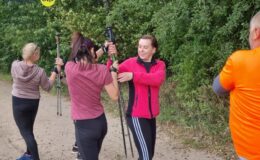 Pierwszy trening Nordic Walking z Magdą Behal za nami