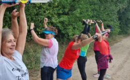 Pierwszy trening Nordic Walking z Magdą Behal za nami