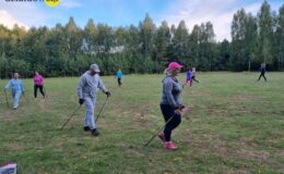 Drugi trening z instruktorem Nordic Walking