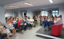 Marcin Meller odwiedził działdowską bibliotekę