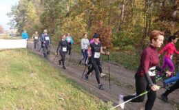 Pierwsze zawody grupy Nordic Walking Działdowo