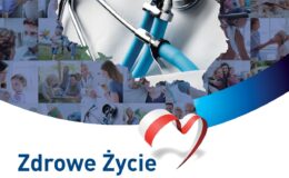 plakat informujący o akcji Zdrowe Życie
