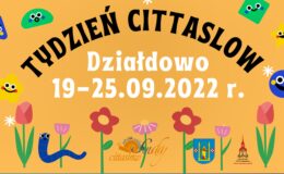 grafika z napisem Tydzień Cittaslow 19-25 września