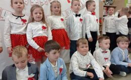 Święto niepodległości w Przedszkolu nr 4 w Działdowie