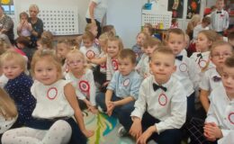Święto niepodległości w Przedszkolu nr 4 w Działdowie